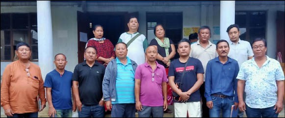 New team of office bearer and executives of Namgalong Rongmei Colony Council posing for the lens. (Photo Credit: Kambui Dangmei)